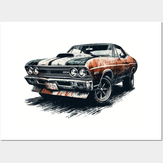 Chevrolet El Camino Wall Art by Vehicles-Art